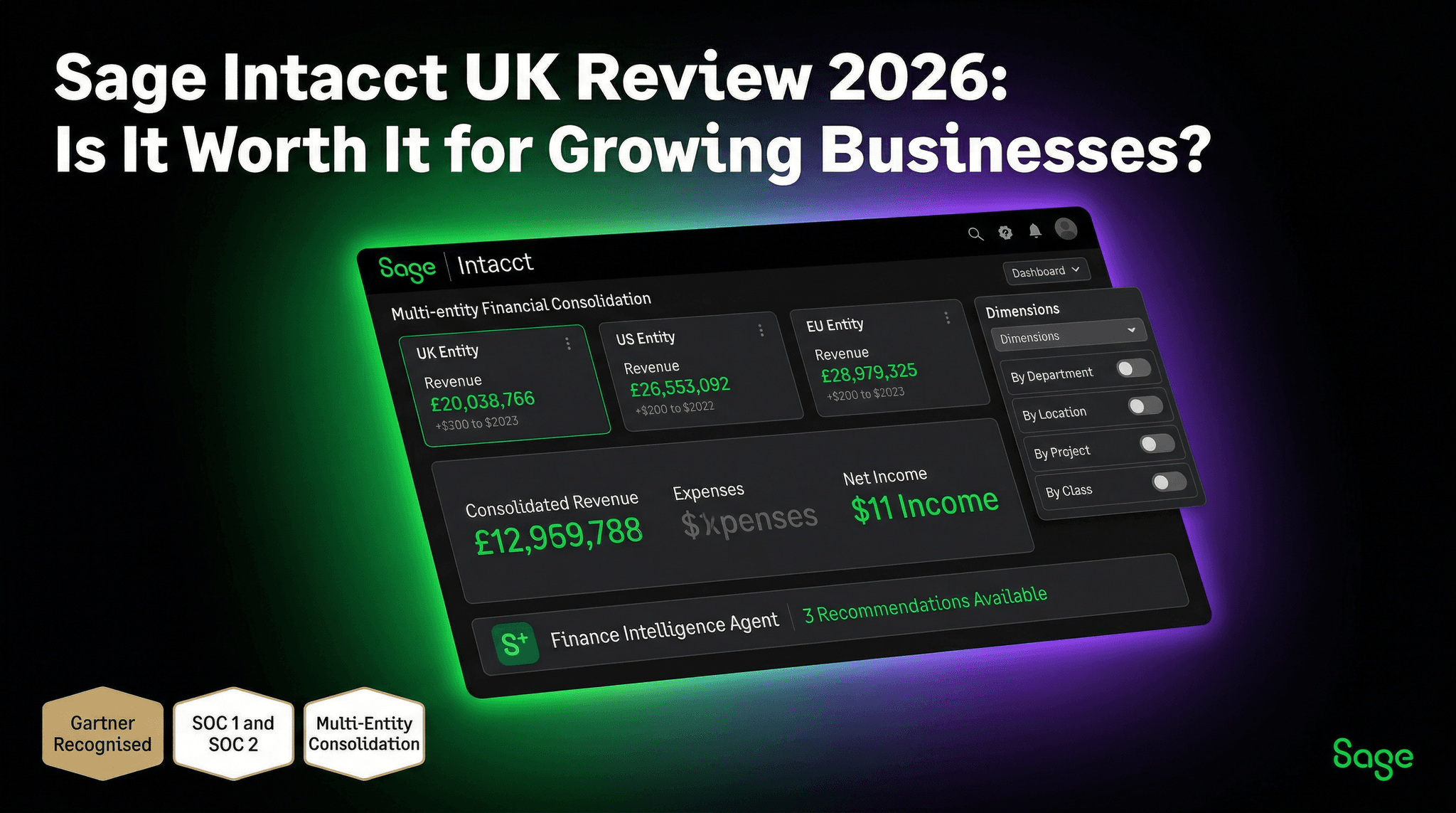 Sage Intacct UK Review 2026: Is It Worth £20,000+ a Year for Growing Businesses?